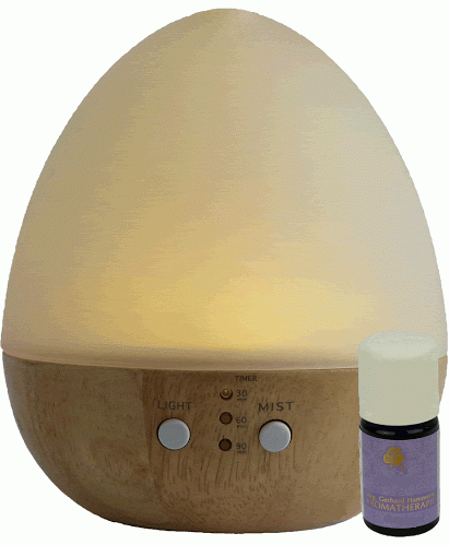 Diffuser - "Wood" Aromavernebler- Premium Qualit&auml;t -  Ultraschall Vernebler f&uuml;r &auml;therische &Ouml;le