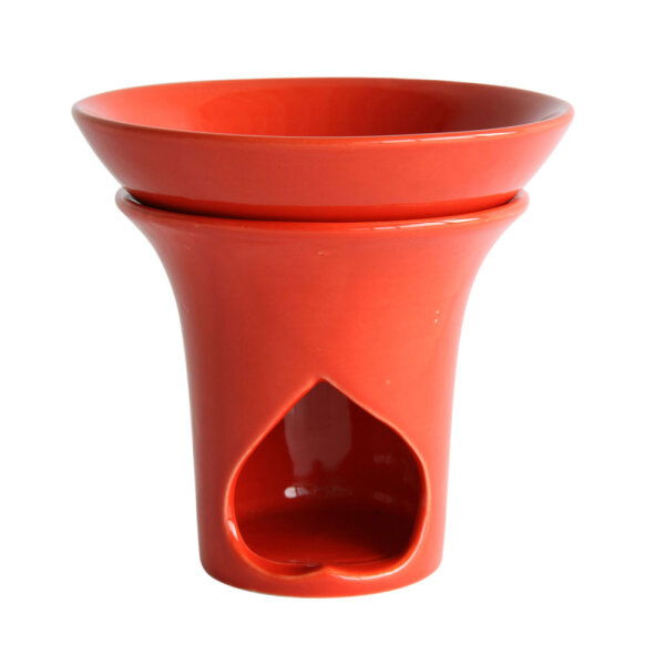 Duftlampe Keramik, LAURA Rot
