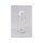 Glasflasche 100ml leer, mit PE Verschluss und Spritzeinsatz 6mm