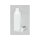 Rundflasche leer, opak mit Spritzeinsatz 100ml, Schraubverschl. silber