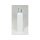 Rundflasche natur HDPE mit Disctop Verschluss silber 200ml