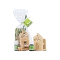 Holzdiffusor "Dufti" aus Zirbenholz mit...