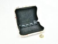 Taschenapotheke leer, Kunststoff-Etui Blumenmuster 5...