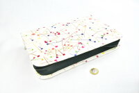 Taschenapotheke leer, Kunststoff-Etui Blumenmuster 40...
