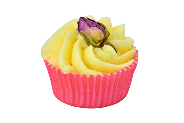 veganer Bademuffin - Badepraline Rose swirl 45gr