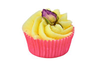 veganer Bademuffin - Badepraline Rose swirl 45gr