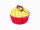veganer Bademuffin - Badepraline Rose swirl 45gr