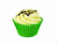 veganer Bademuffin - Badepraline Lemongrass swirl 45gr