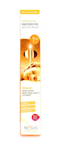 BIOSUN Ohrenkerzen, wellharmony 1 Set &agrave; 2 Stk
