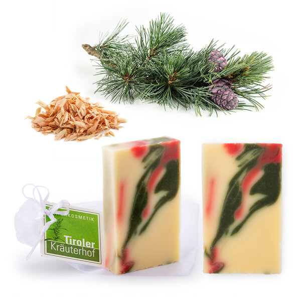 Naturseife mit Zirben&ouml;l 90 g