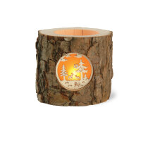 Tischleuchte Holz